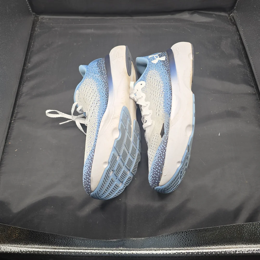 Under Armour Blue and‎ White Athletic Shoes with Breathable Mesh